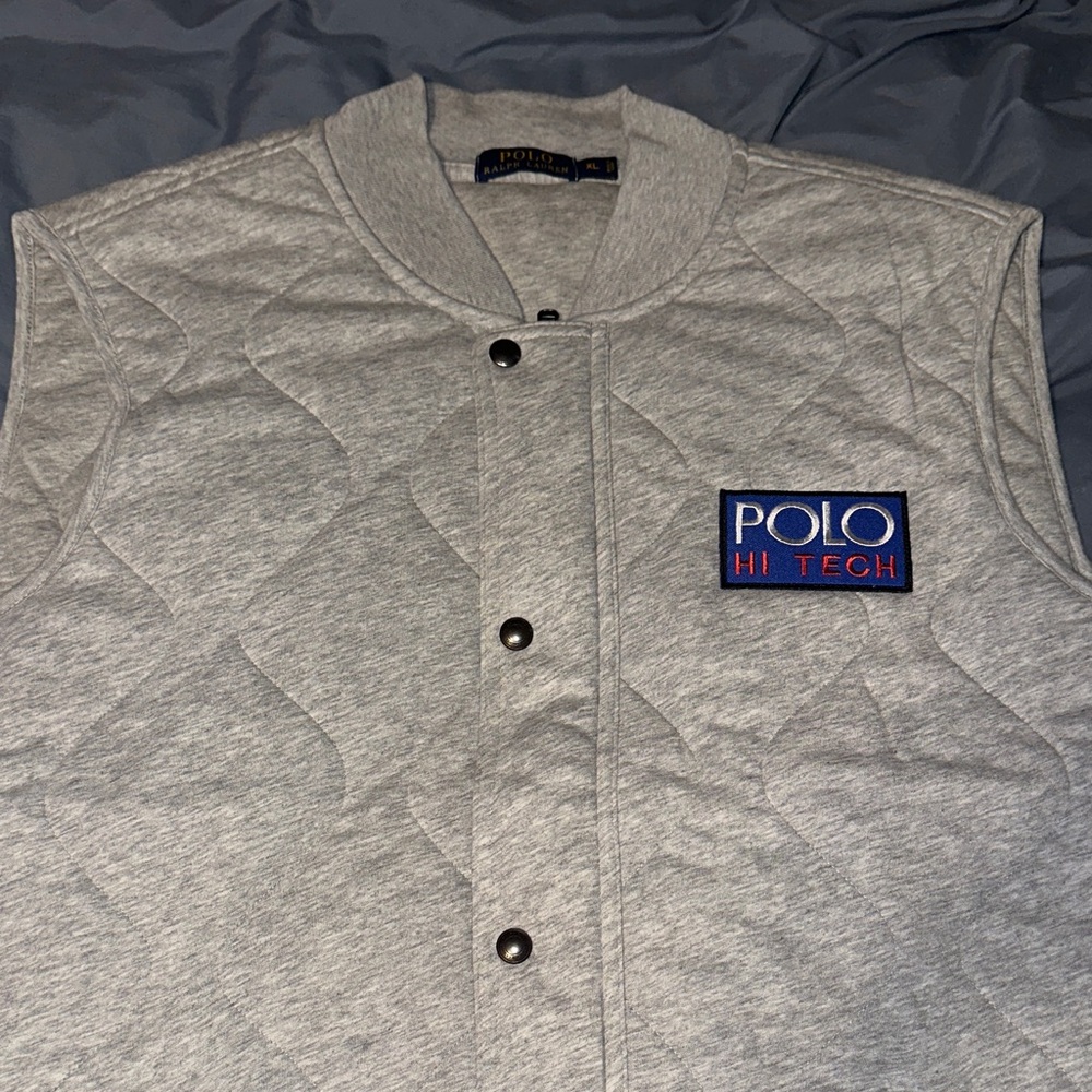 Polo by Ralph Lauren Gray Quilted Vest